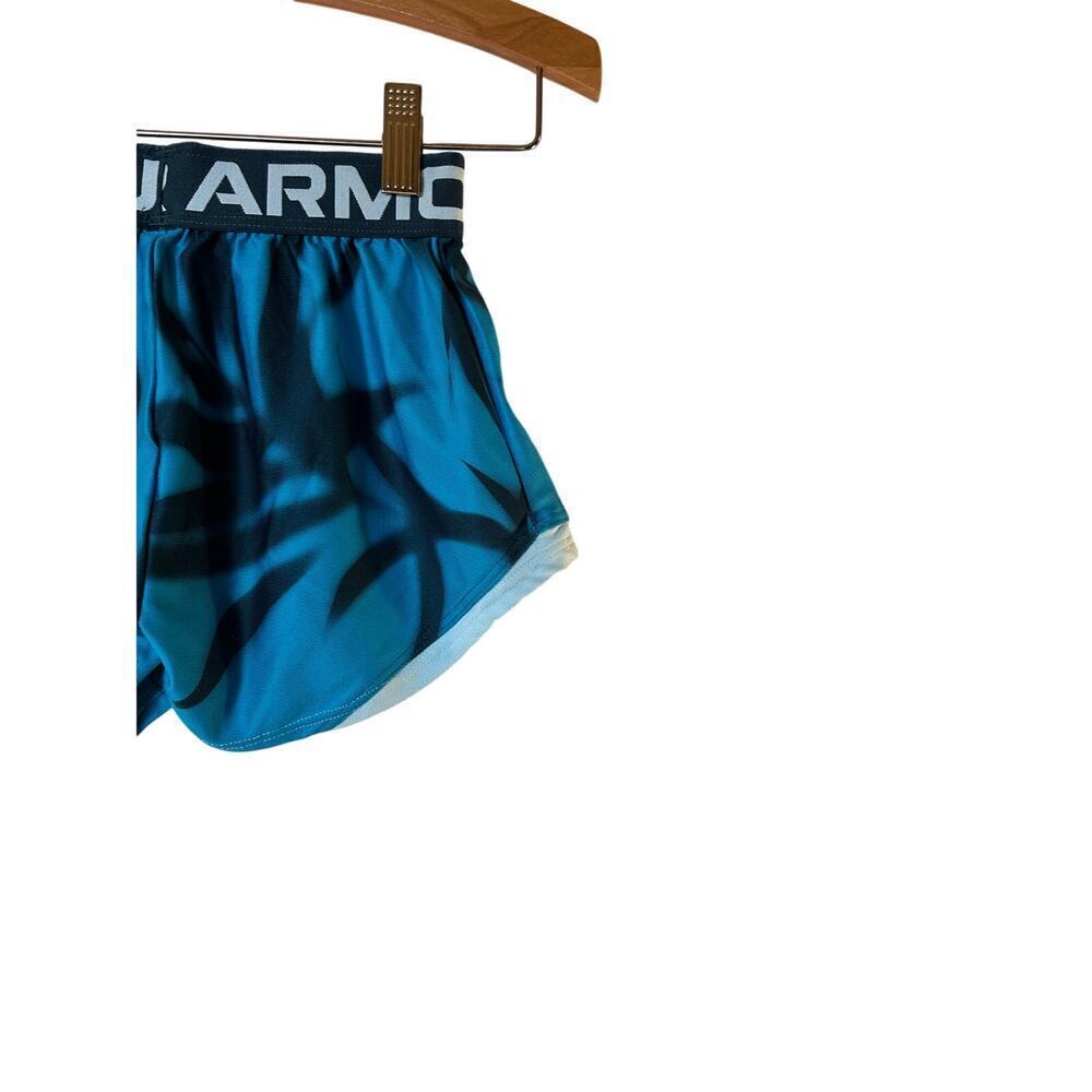 UNDER ARMOUR Girl’s Athletic Abstract Print Shorts / Size: YXS - Picture 8 of 8